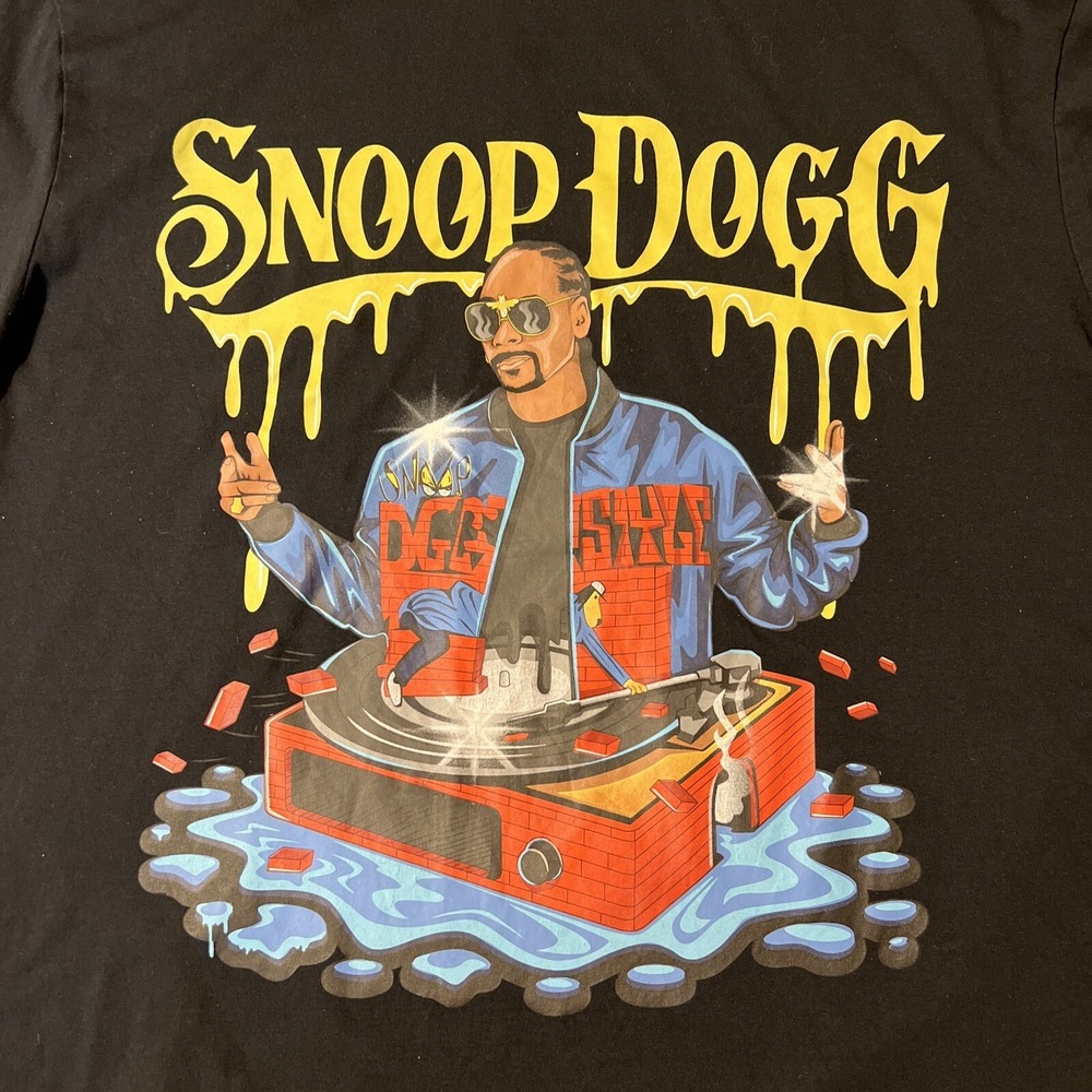 Dogg Supply By Snoop Dogg Black Crew Neck 3XL T-Shirt